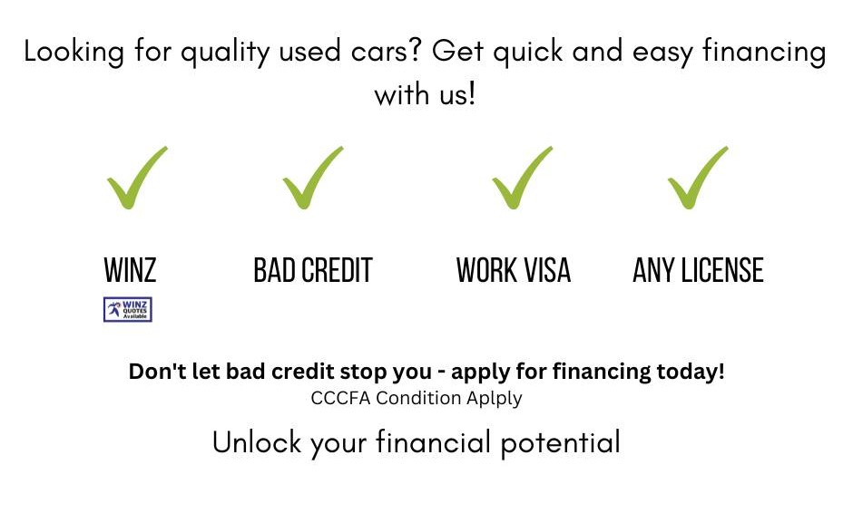 Are you a WINZ beneficiary and not able to buy a quality car with bad credit?